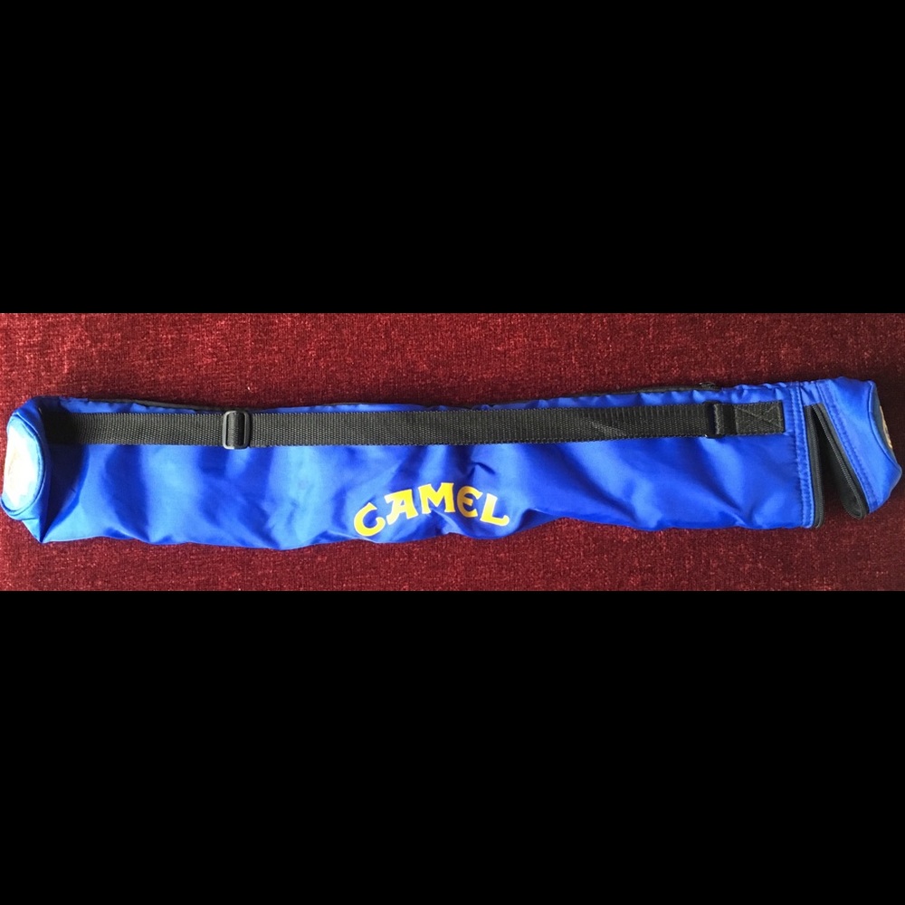 CAMEL CIGARETTES 1989 POOL STICK ZIP BAG VINTAGE